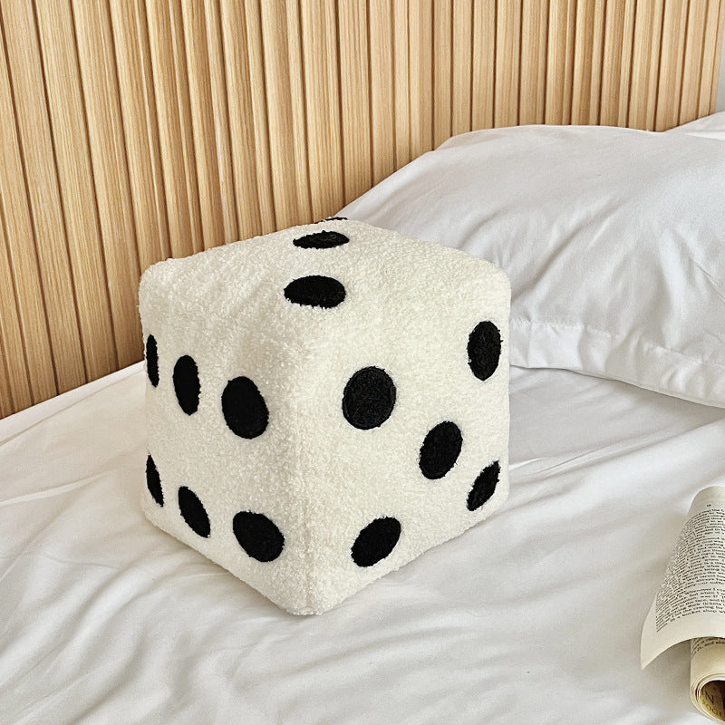 Cozy Dice Plush Pillow