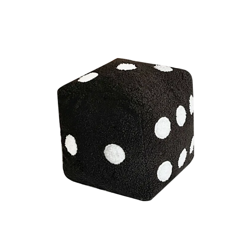 Cozy Dice Plush Pillow