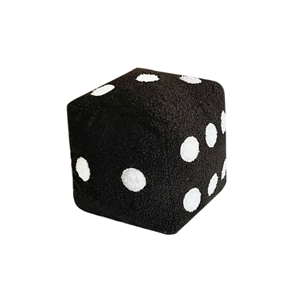 Cozy Dice Plush Pillow