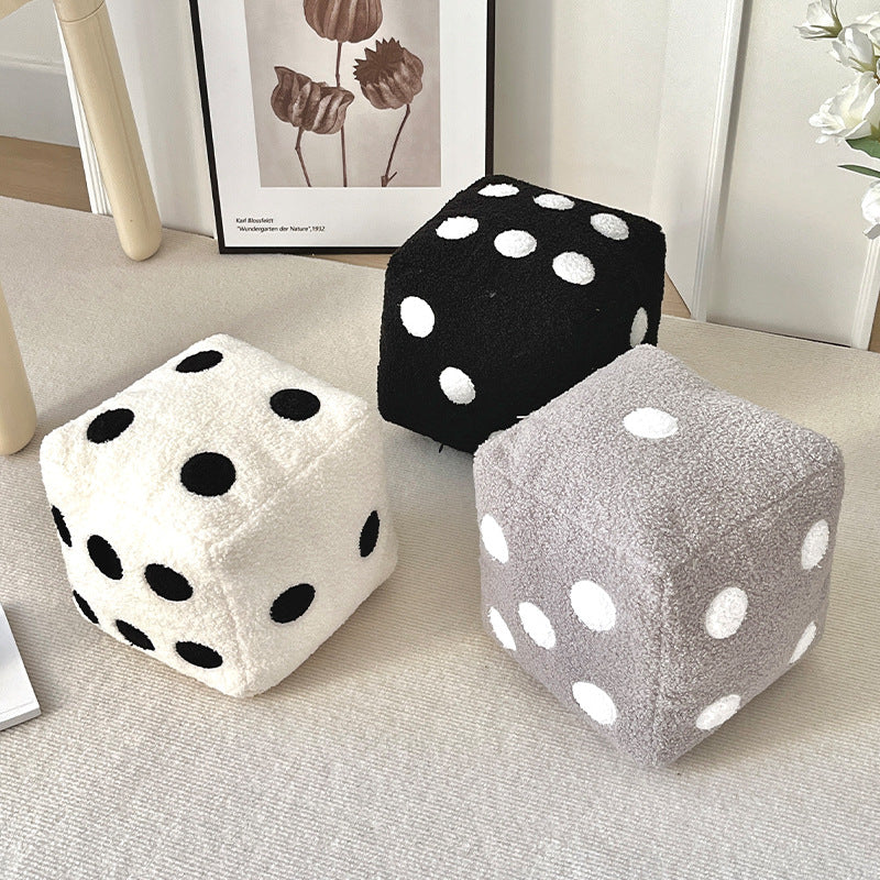 Cozy Dice Plush Pillow